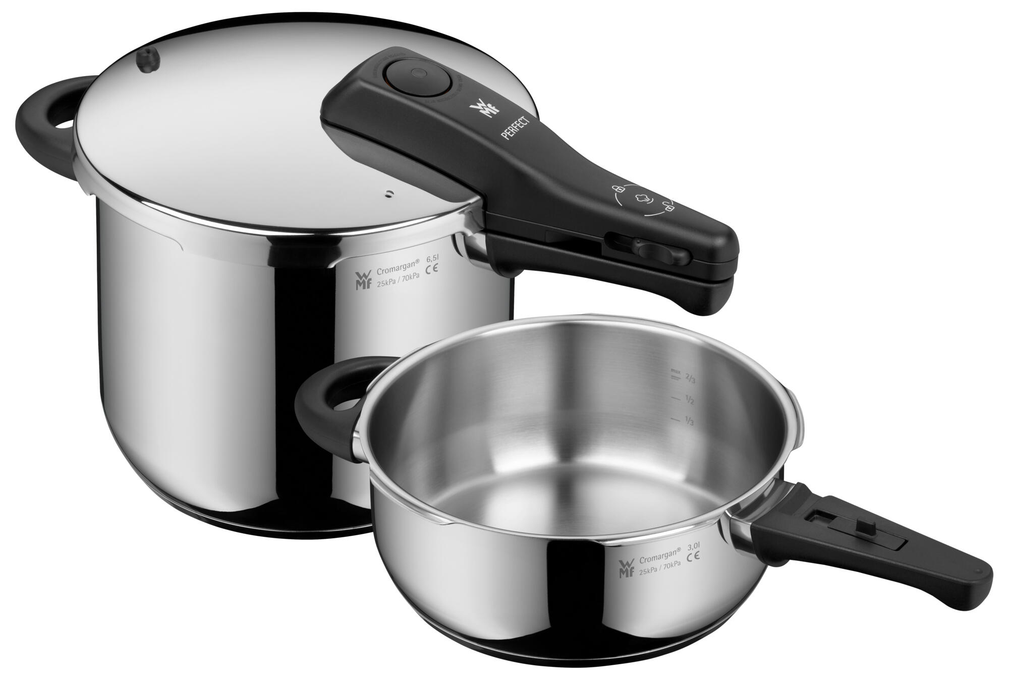 Perfect One Pot pentola a pressione, Set  6.5 L e 3 L