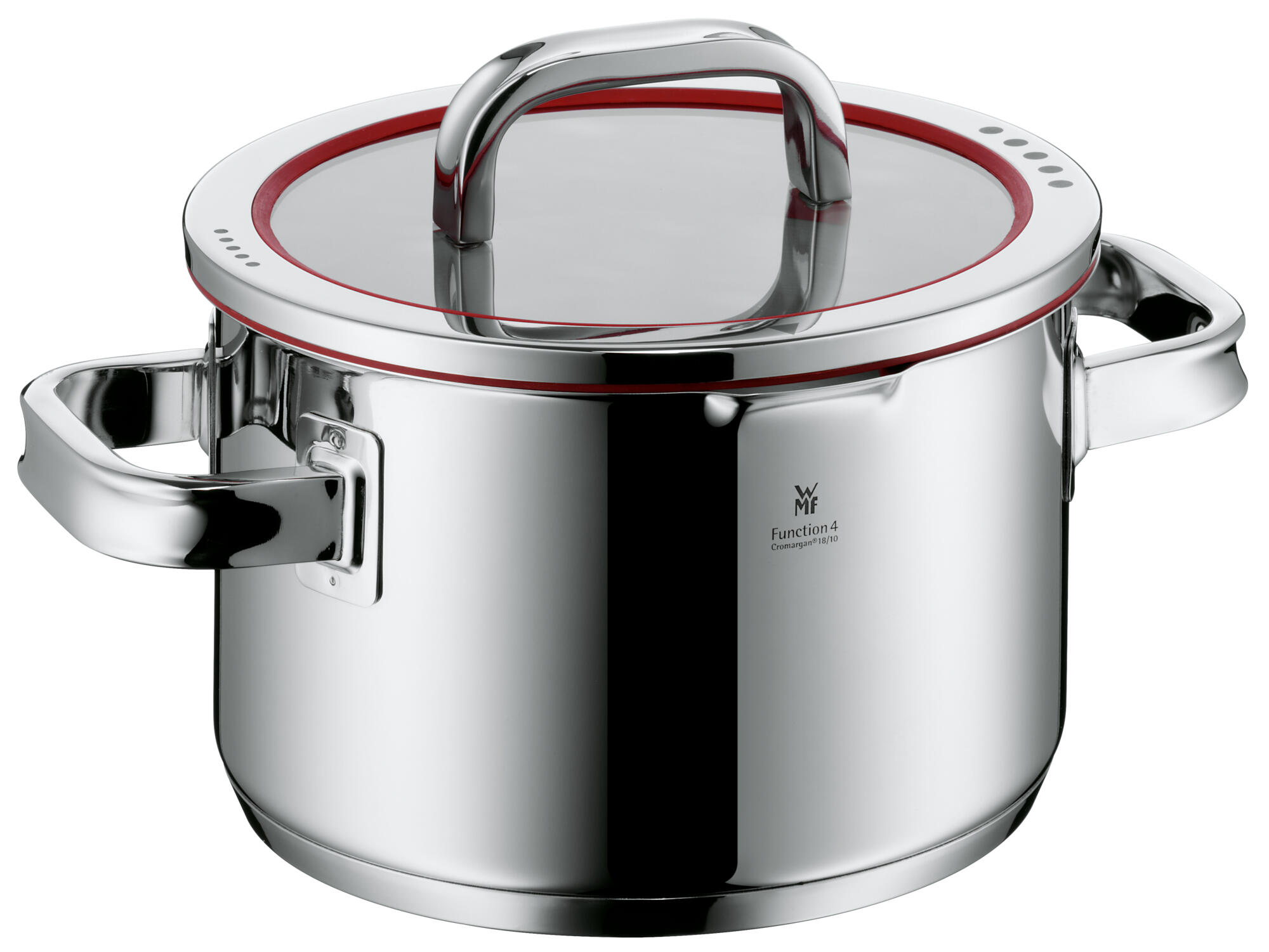 ø 24 cm WMF 0724399902 Coperchio in Vetro con pomello in Metallo 