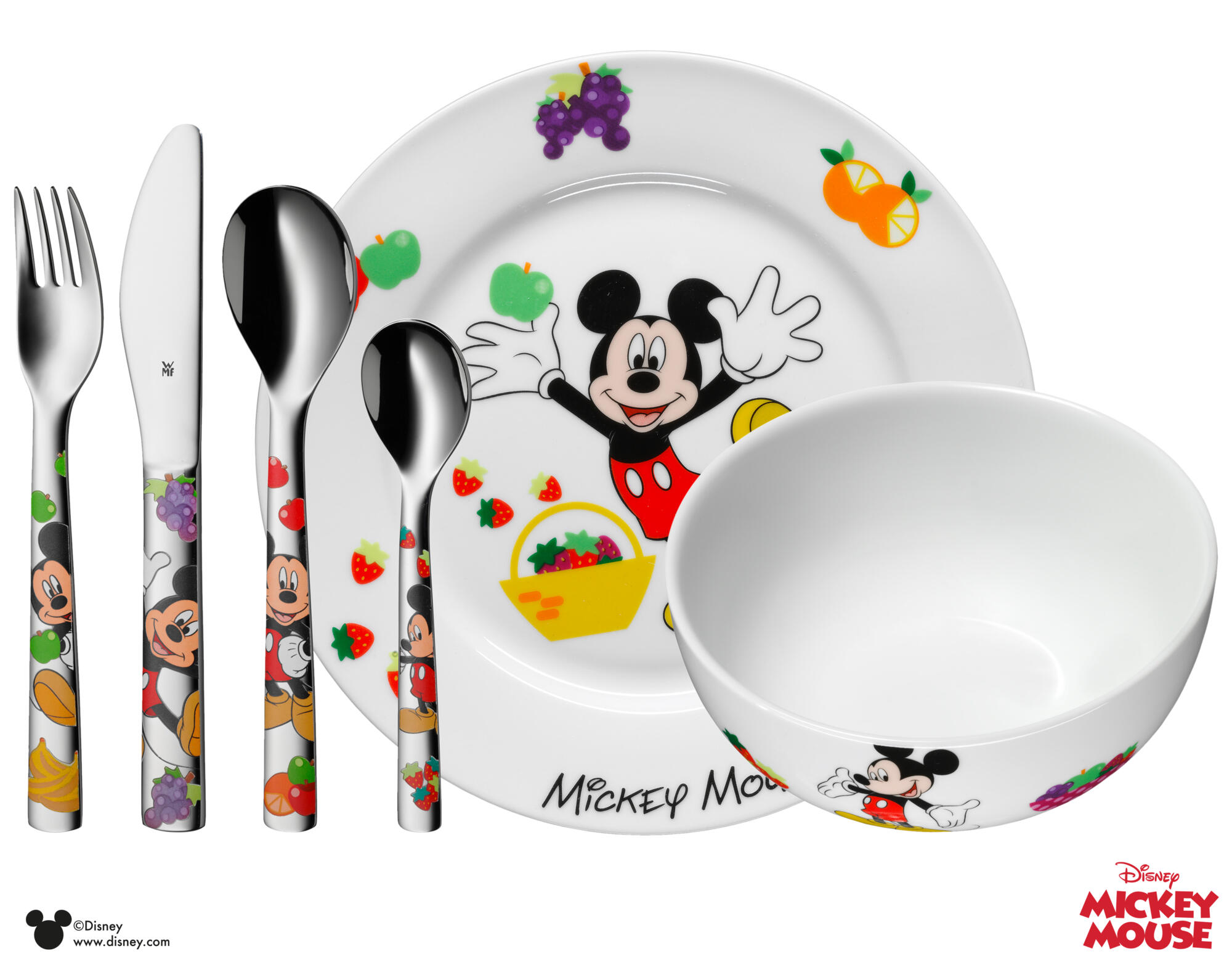 Servizio bimbo 6 pezzi, Mickey Mouse