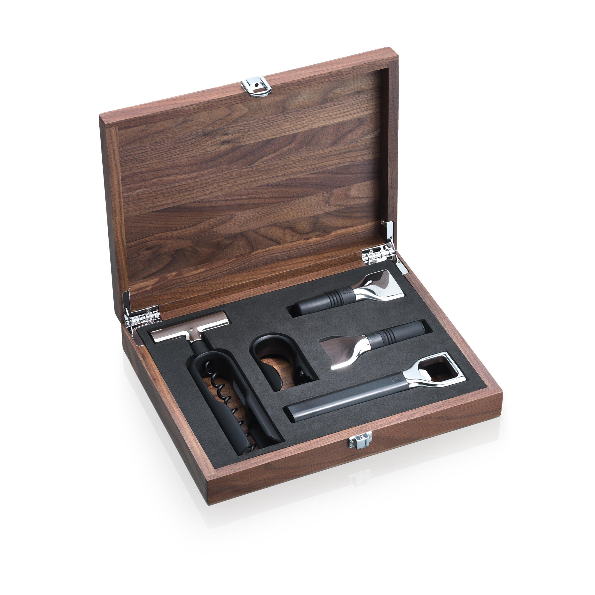 MRCUFF Set 4 Gemelli Da Bartender E Sommelier In Confezione Regalo – Con Panno Pulizia