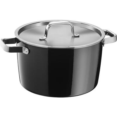 Pentola 24cm, Fusiontec Aromatic nero