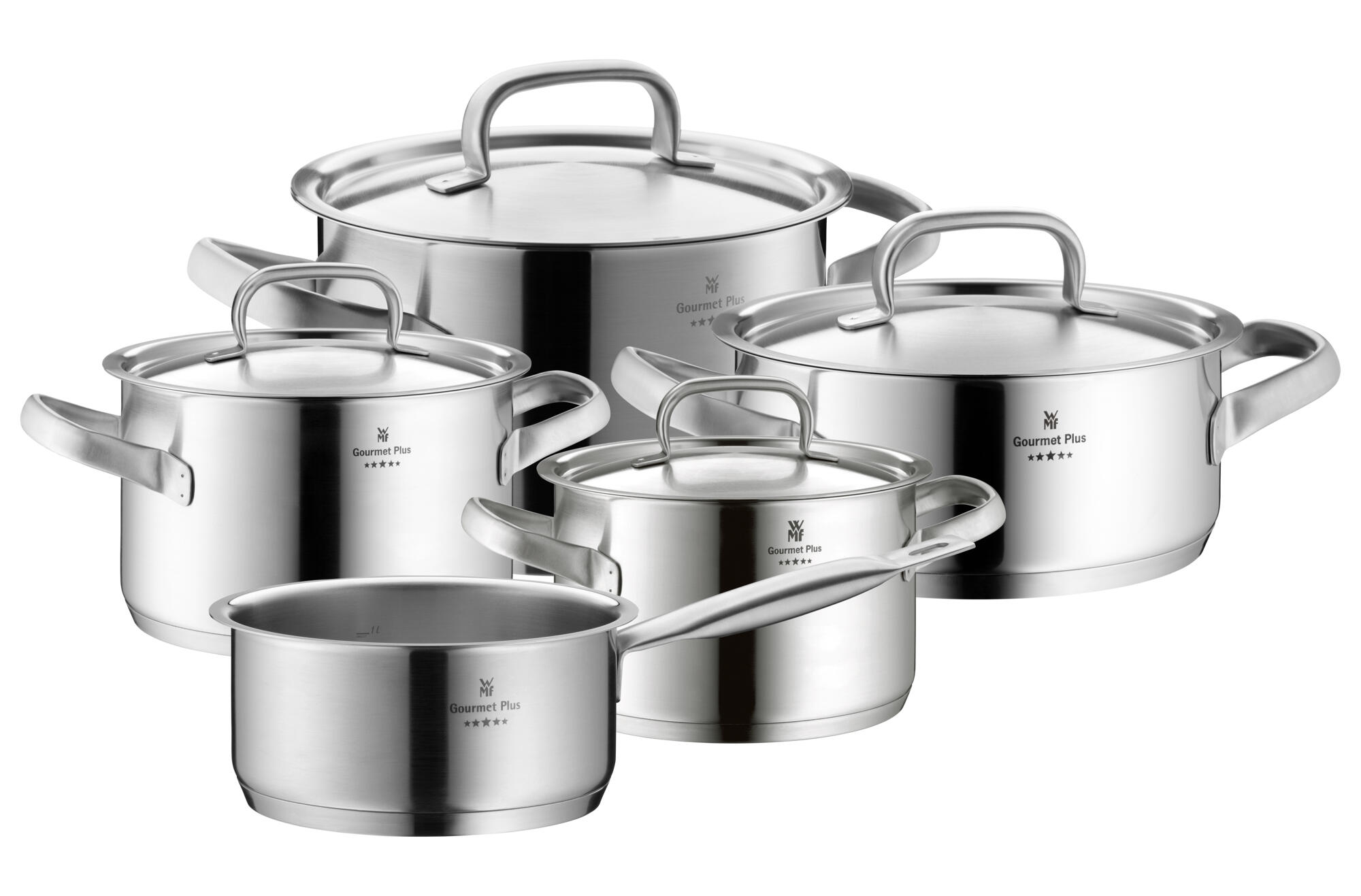 Set* Pentole 5 pezzi, Gourmet Plus