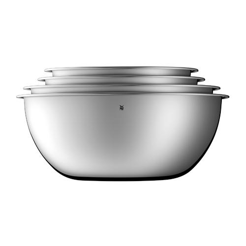 Set Di 4 Ciotole In Acciaio Inox Diametro 19,8 Cm, Per Cucina, Campeggio, Picnic, Barbecue